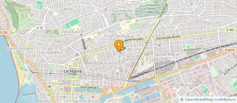 localisation de l'entreprise RASPAIL IMMO à LE HAVRE