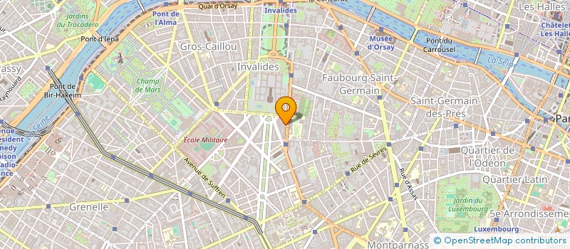 localisation de l'entreprise RASSAM INC.  PARIS