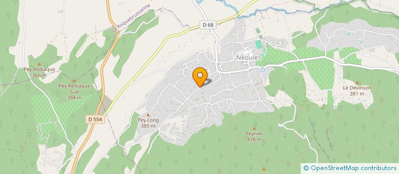 localisation de l'entreprise RASSANT & LIEGARD à NEOULES