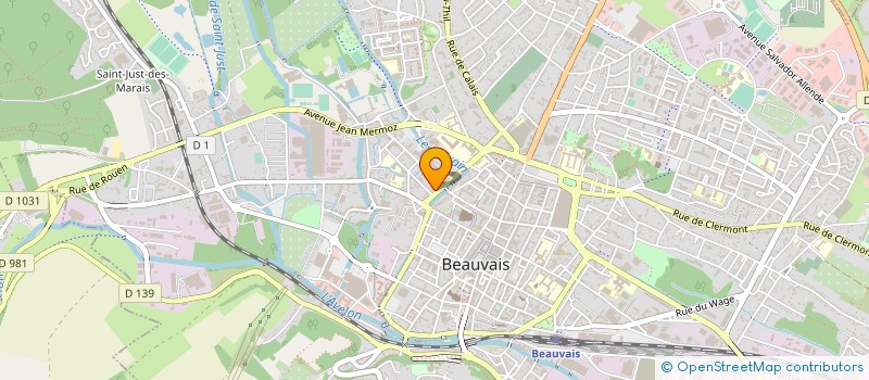 localisation de l'entreprise RASSEMB POUR LA REPUBLIQUE RPR  BEAUVAIS