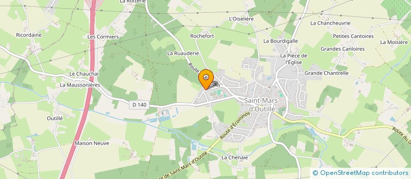 localisation de l'entreprise RASSEMBLE'MANS 72 à SAINT-MARS-D'OUTILLE