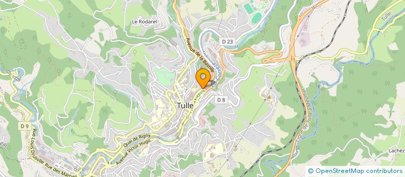 localisation de l'entreprise RASSEMBLEM REPUBLIQ FEDER CORREZE à TULLE
