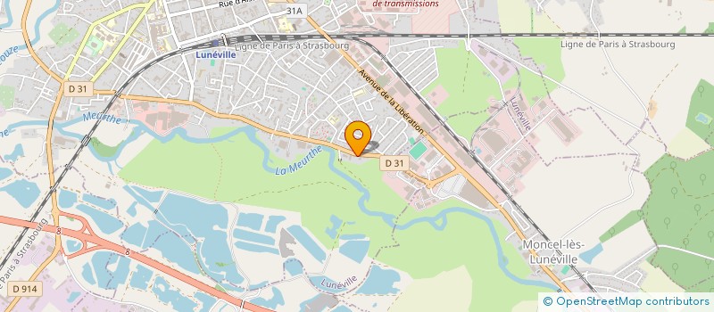 localisation de l'entreprise RASSEMBLEMENT à LUNEVILLE