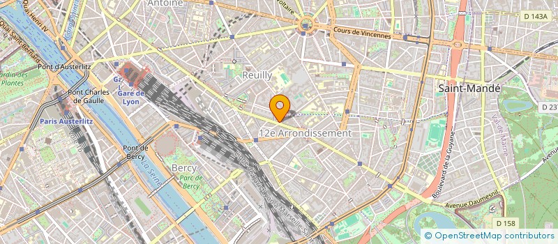 localisation de l'entreprise RASSEMBLEMENT ANTI CHASSE à PARIS