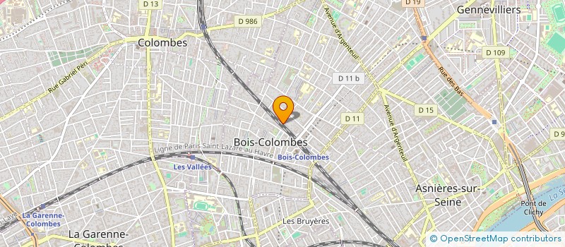 localisation de l'entreprise RASSEMBLEMENT BALADE BECANES BOIS COLOMBES à BOIS-COLOMBES