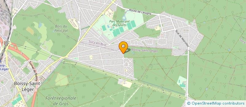 localisation de l'entreprise RASSEMBLEMENT CITOYEN POUR BOISSY SAINT LEGER à BOISSY-SAINT-LEGER