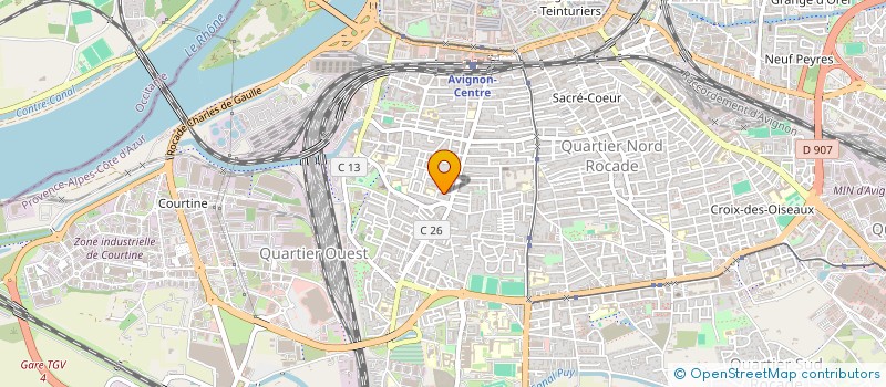 localisation de l'entreprise RASSEMBLEMENT CITOYEN POUR UNE REVOLUTION DEMOCRATIQUE  AVIGNON