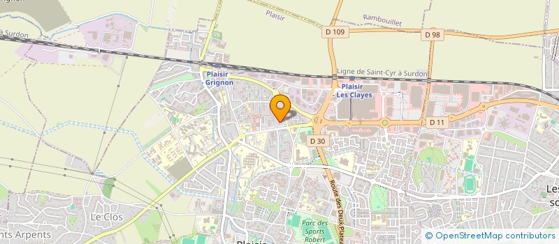 localisation de l'entreprise RASSEMBLEMENT D'ETUDIANTS DE VERSAILLES EN SCIENCES à PLAISIR