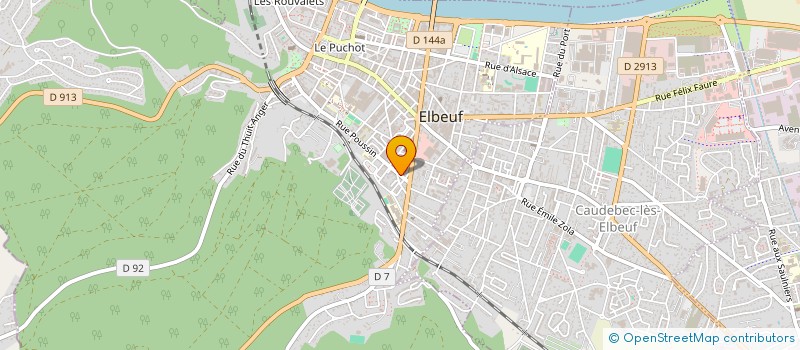 localisation de l'entreprise RASSEMBLEMENT DE VOITURES SPORTIVES  ELBEUF