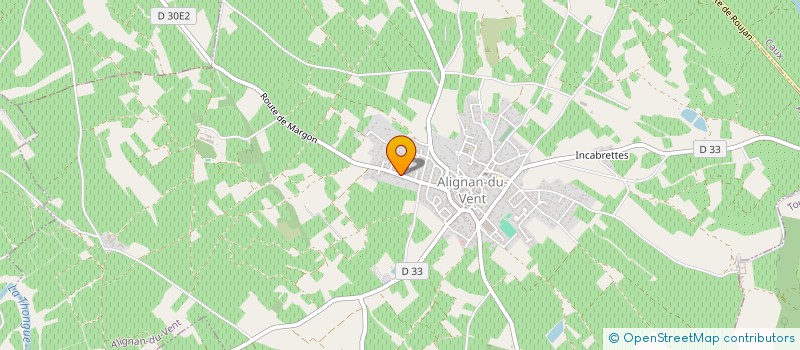 localisation de l'entreprise RASSEMBLEMENT DES ALIGNANAIS POUR L'ANIMATION DU VILLAGE  ALIGNAN-DU-VENT