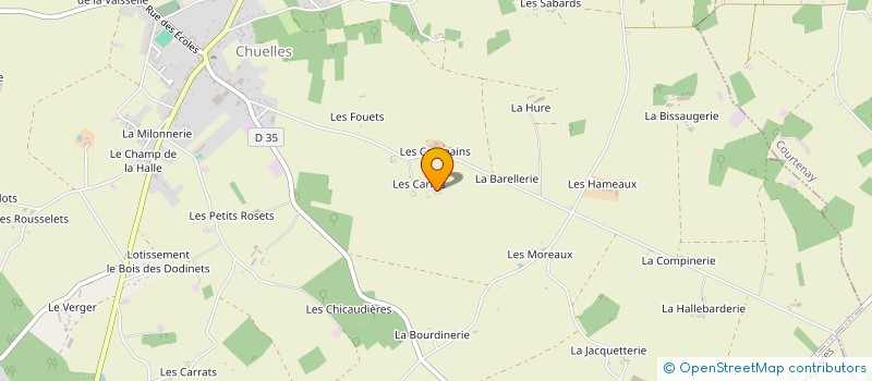 localisation de l'entreprise RASSEMBLEMENT DES ANCIENS COMBATTANTS OPEX à CHUELLES