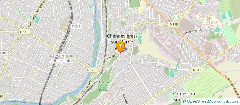 localisation de l'entreprise RASSEMBLEMENT DES BATISSEURS DES NATIONS FRANCE  CHENNEVIERES-SUR-MARNE