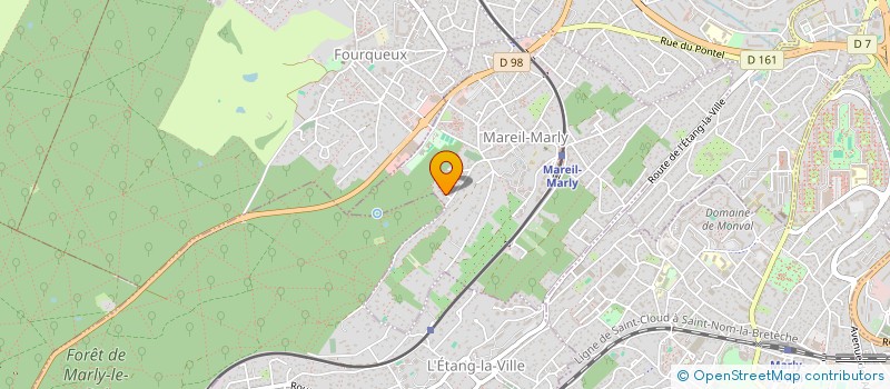 localisation de l'entreprise RASSEMBLEMENT DES LYCEENS DES YVELINES à MAREIL-MARLY