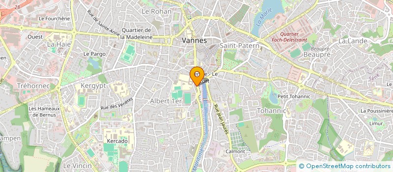 localisation de l'entreprise RASSEMBLEMENT ETUDIANT POUR LE PROGRES à VANNES