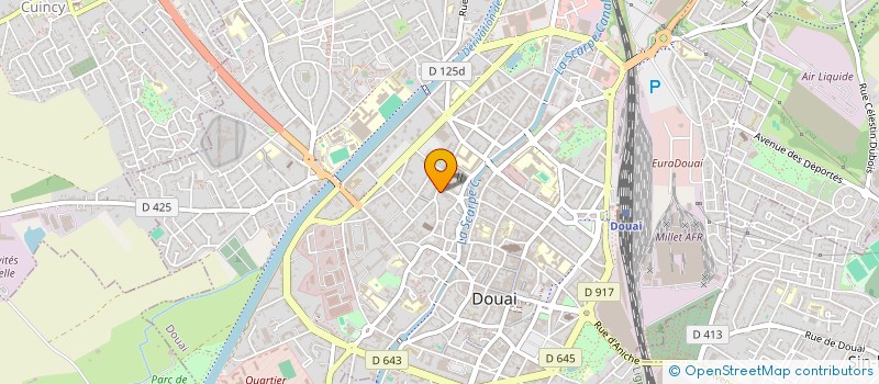 localisation de l'entreprise RASSEMBLEMENT GAULLISTE DU DOUAISIS à DOUAI