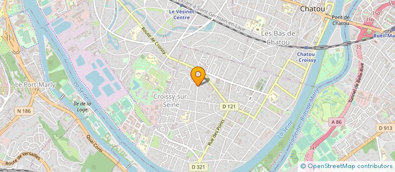 localisation de l'entreprise RASSEMBLEMENT LIBERAUX POUR LES YVELINES à CROISSY-SUR-SEINE