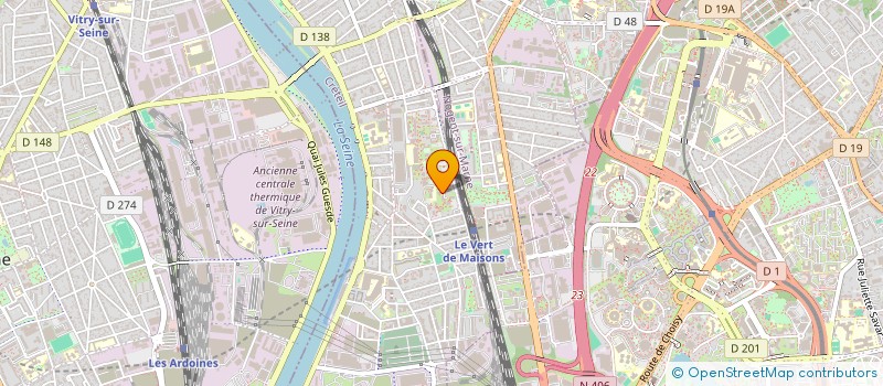 localisation de l'entreprise RASSEMBLEMENT POUR L'AVENIR DES JEUNES D'ALFORTVILLE à ALFORTVILLE
