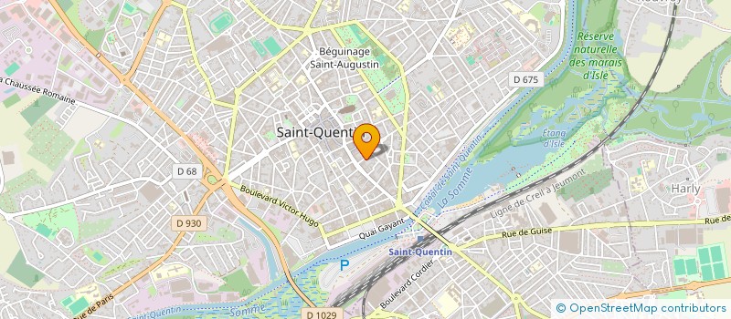 localisation de l'entreprise RASSEMBLEMENT POUR LA REPUBLIQUE  SAINT-QUENTIN