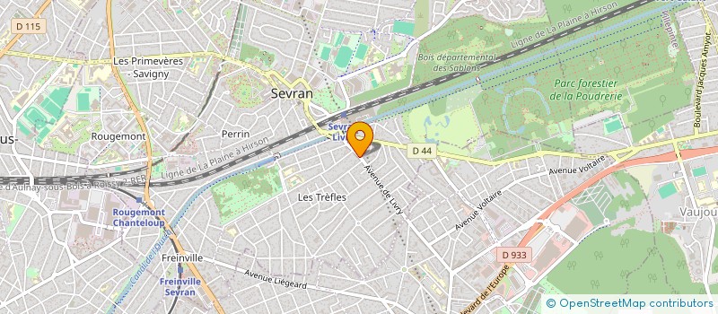 localisation de l'entreprise RASSEMBLEMENT SEVRANAIS à SEVRAN