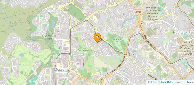 localisation de l'entreprise RASSO MONTPELLIER 3JP  MONTPELLIER