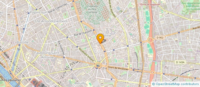 localisation de l'entreprise RASSTEL  PARIS