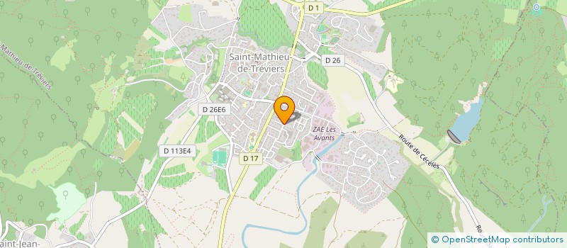 localisation de l'entreprise RASTA ROCKETT RALLYE  SAINT-MATHIEU-DE-TREVIERS