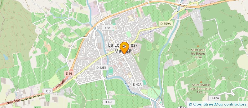 localisation de l'entreprise RASTACOUERE  LA LONDE-LES-MAURES