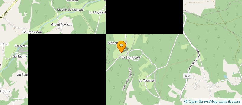 localisation de l'entreprise RASTAILLOU EXPLOITATIONS  LE BUISSON-DE-CADOUIN