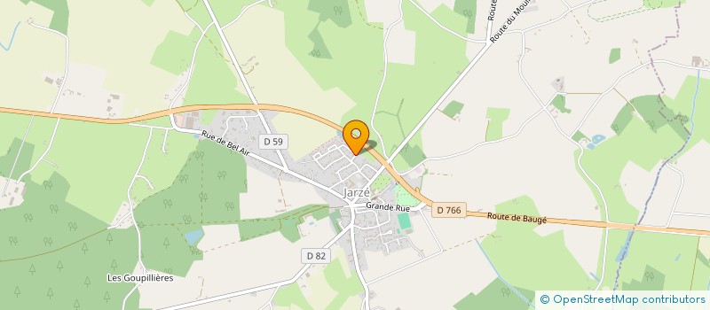 localisation de l'entreprise RASTAPOPOULOS  JARZE VILLAGES