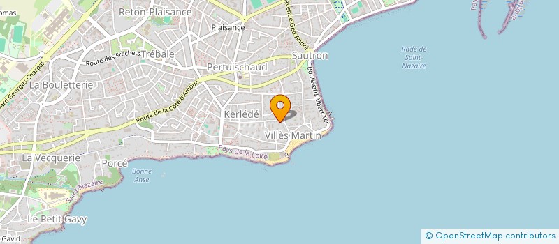 localisation de l'entreprise RASTEL - FAVARD INDIVISION  SAINT-NAZAIRE