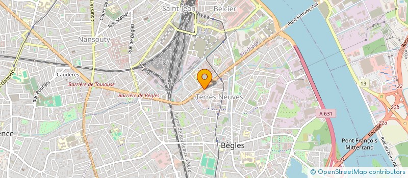 localisation de l'entreprise RASTERPOINT à BEGLES