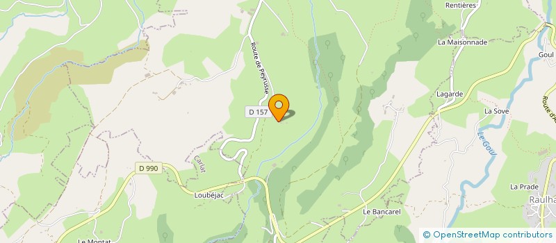 localisation de l'entreprise RASTHENE ENERGIE à BADAILHAC