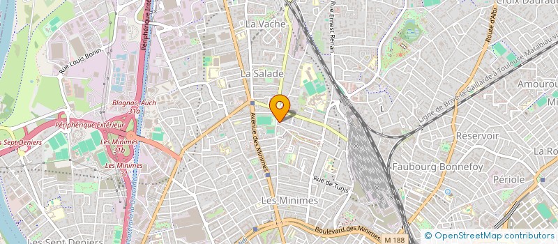 localisation de l'entreprise RASU  TOULOUSE