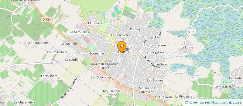 localisation de l'entreprise RASUEL à SAINT-PIERRE-D'OLERON