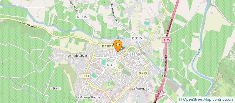 localisation de l'entreprise RASUNOU  PEZENAS