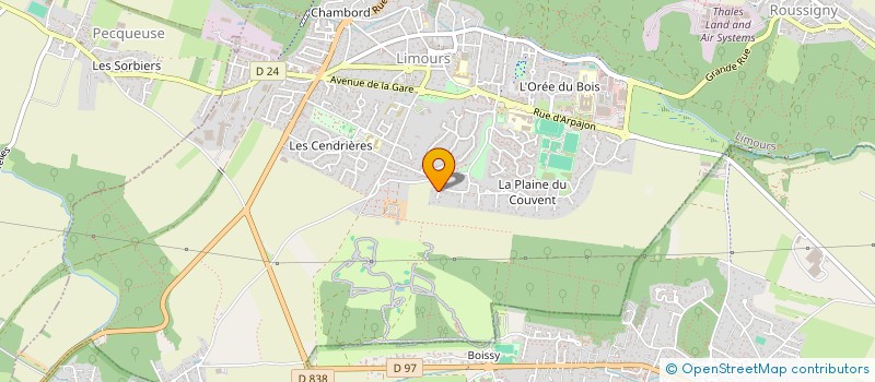 localisation de l'entreprise RAT'4L'OUILLE AVENTURE à LIMOURS
