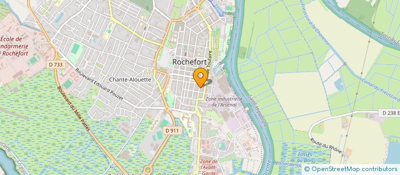 localisation de l'entreprise RAT DE MARAIS  ROCHEFORT