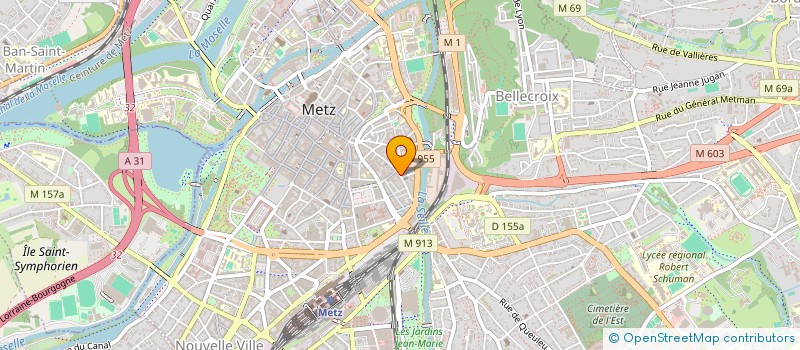 localisation de l'entreprise RAT REBIL à METZ