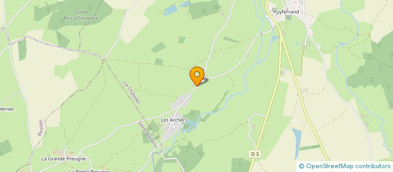 localisation de l'entreprise RATAF  LE CHATELET