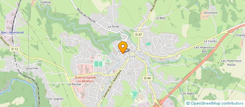 localisation de l'entreprise RATAIL CHAUSSURES ET CUIRS à MONISTROL-SUR-LOIRE