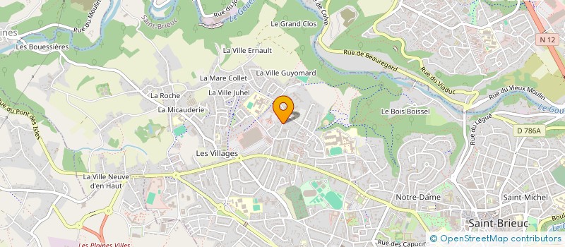 localisation de l'entreprise RATATOUILLE à SAINT-BRIEUC