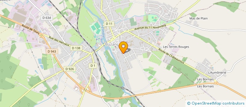 localisation de l'entreprise RATATOUILLE à BUZANCAIS