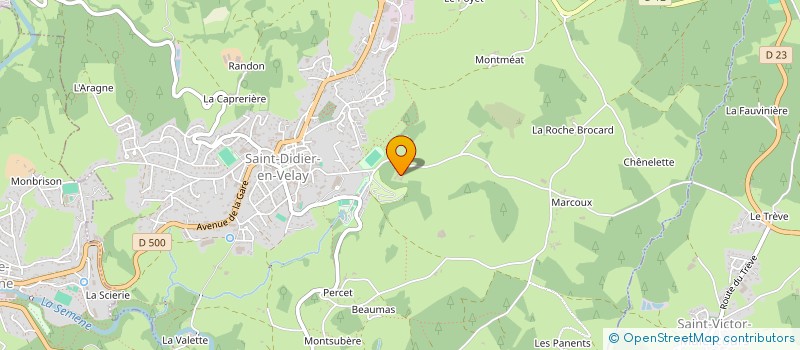 localisation de l'entreprise RATATOUILLE  SAINT-DIDIER-EN-VELAY