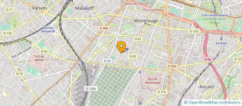 localisation de l'entreprise RATATOUILLE & CIE  MONTROUGE
