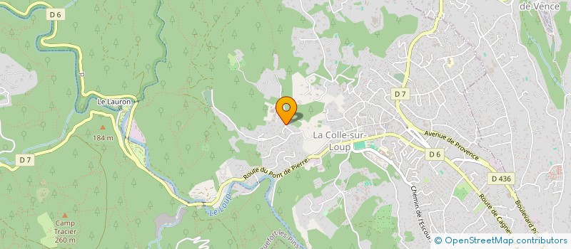 localisation de l'entreprise RATATOUILLE TREINS NICOLAS à LA COLLE-SUR-LOUP