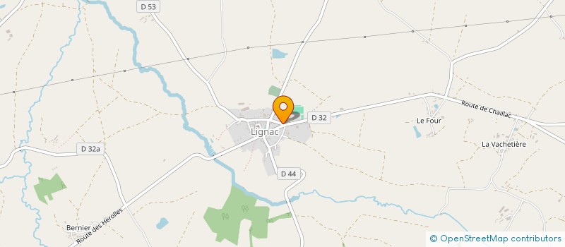 localisation de l'entreprise RATEAU CHRISTOPHE à LIGNAC