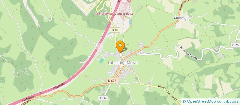 localisation de l'entreprise RATEAURY à COEUR DE CAUSSE