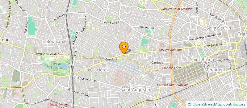 localisation de l'entreprise RATEGREEN  BORDEAUX