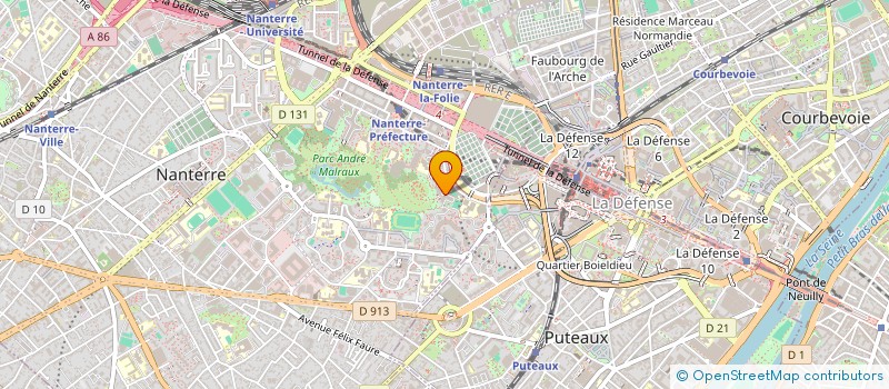 localisation de l'entreprise RATELEC S A R L à NANTERRE