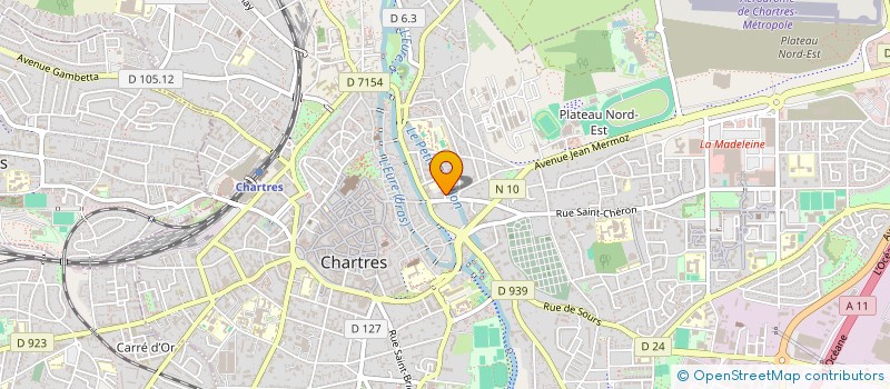localisation de l'entreprise RATHAUS à CHARTRES